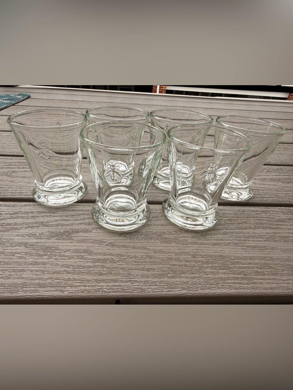 La Rochere Bee Short Tumblers Set of 6 Made in France